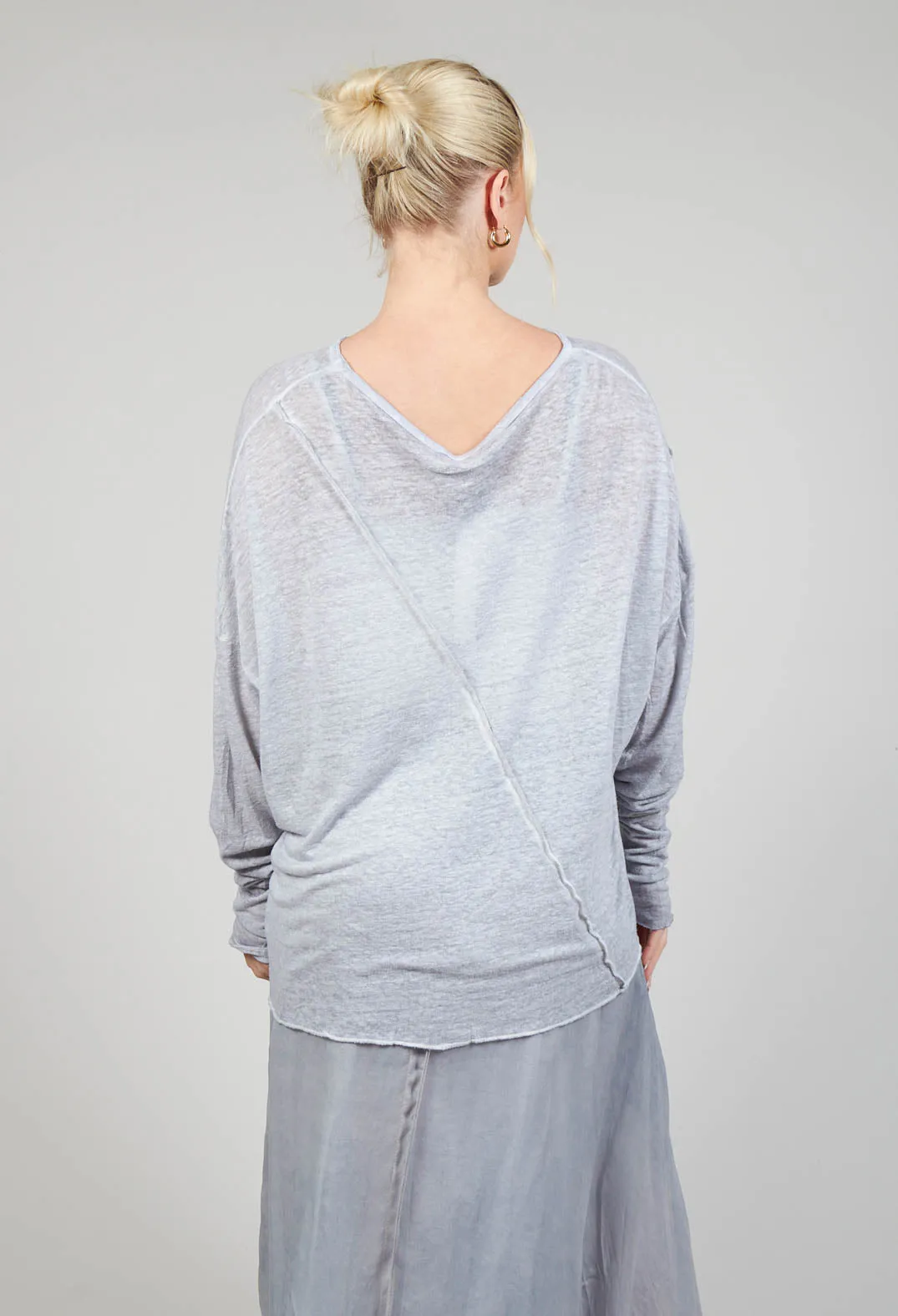 Original Grey Linen Comfort Top