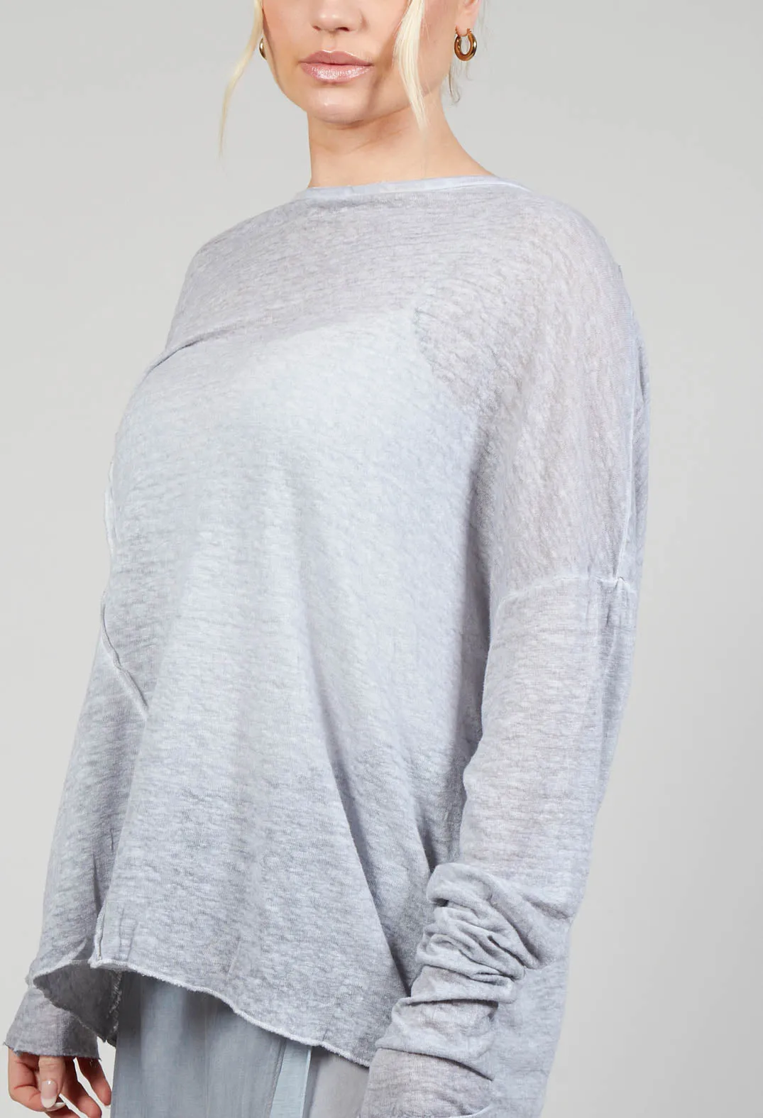 Original Grey Linen Comfort Top