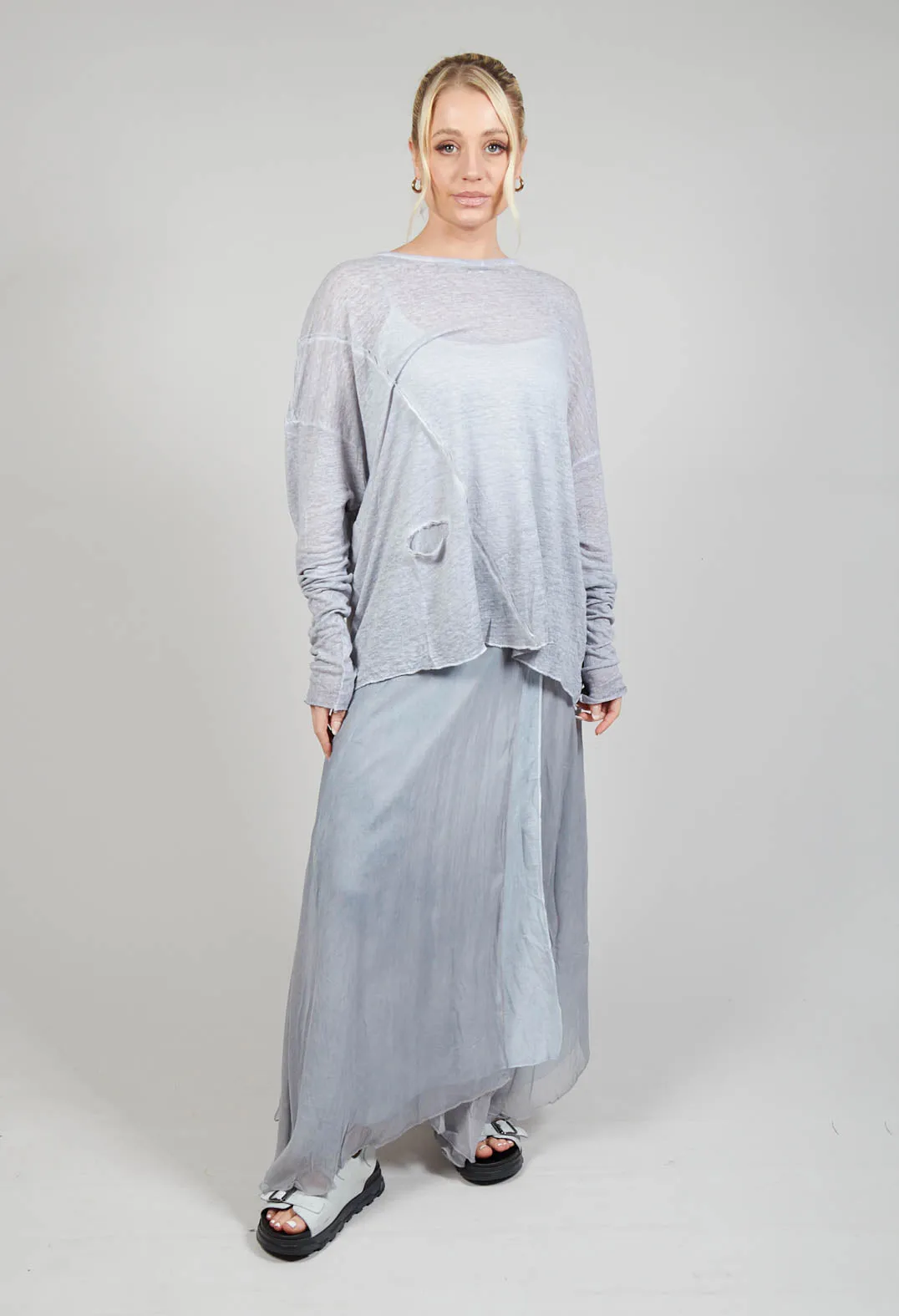 Original Grey Linen Comfort Top