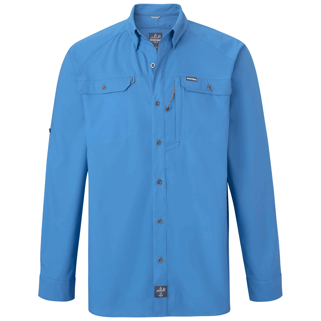 Long-sleeve fishing shirt with high-performance capabilities - Spooler