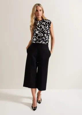 Black Ponte Culottes - Lori