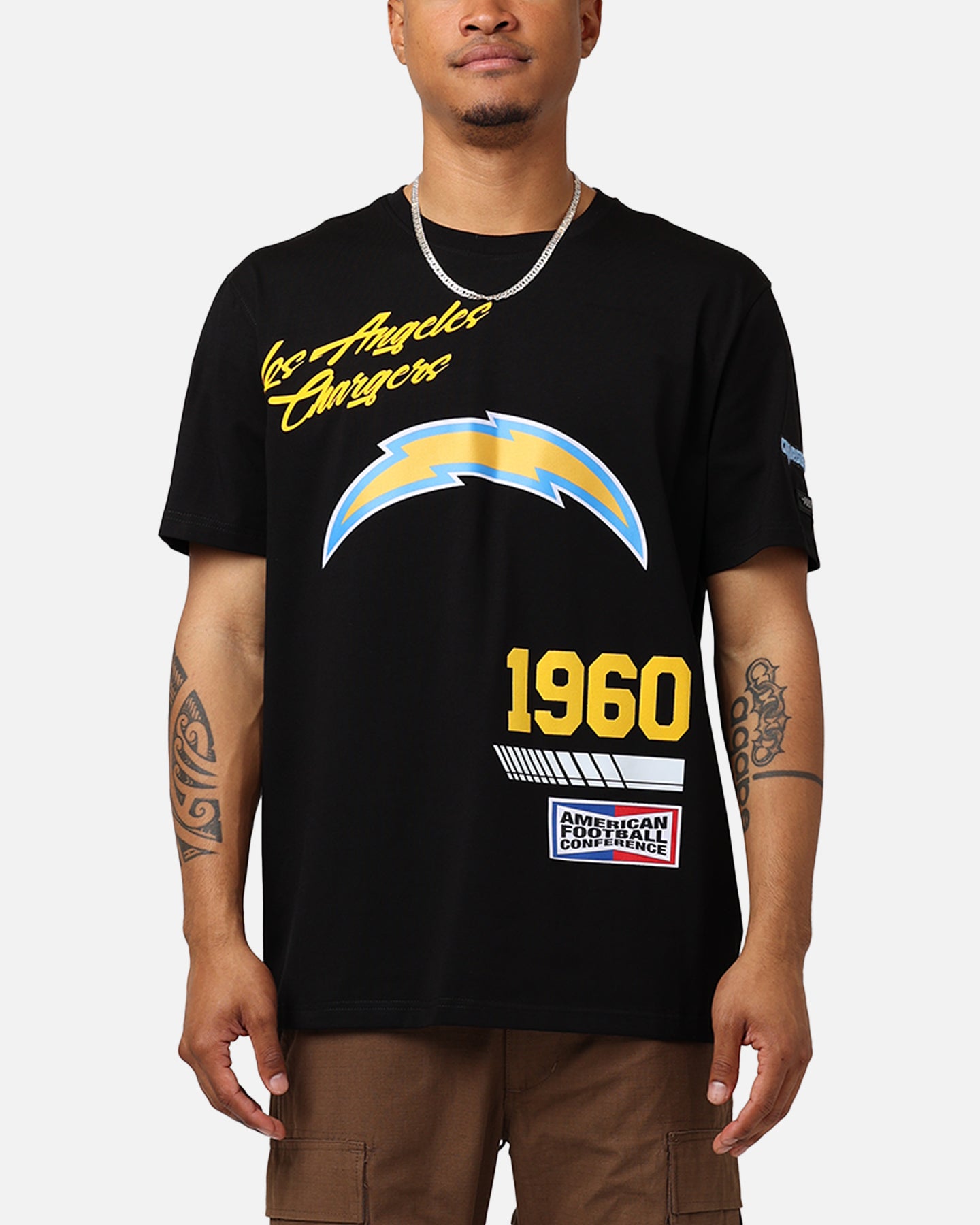 Los Angeles Chargers Fast Lane SJ T-Shirt Black