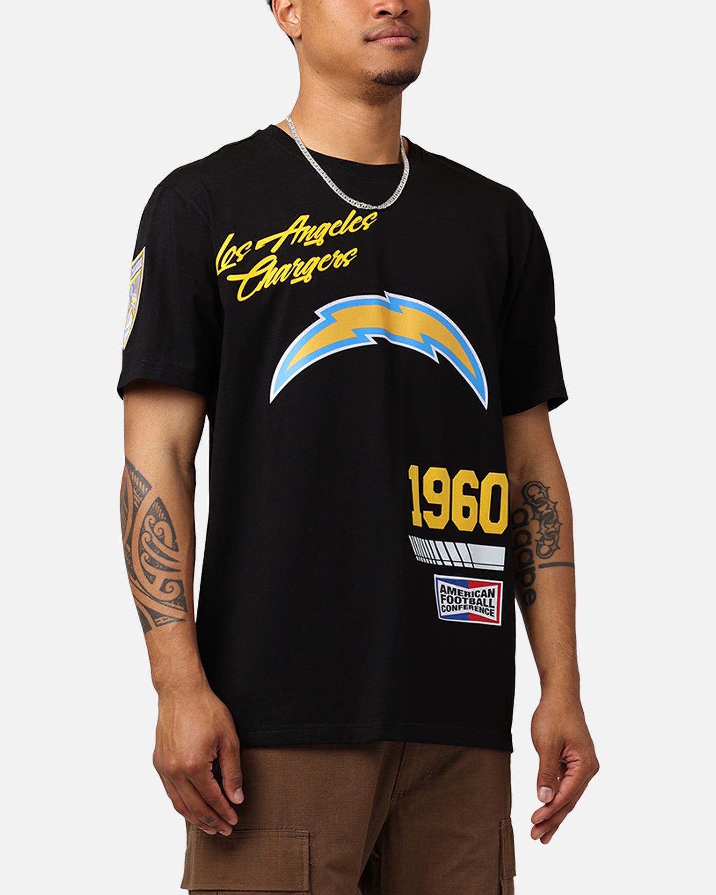 Los Angeles Chargers Fast Lane SJ T-Shirt Black