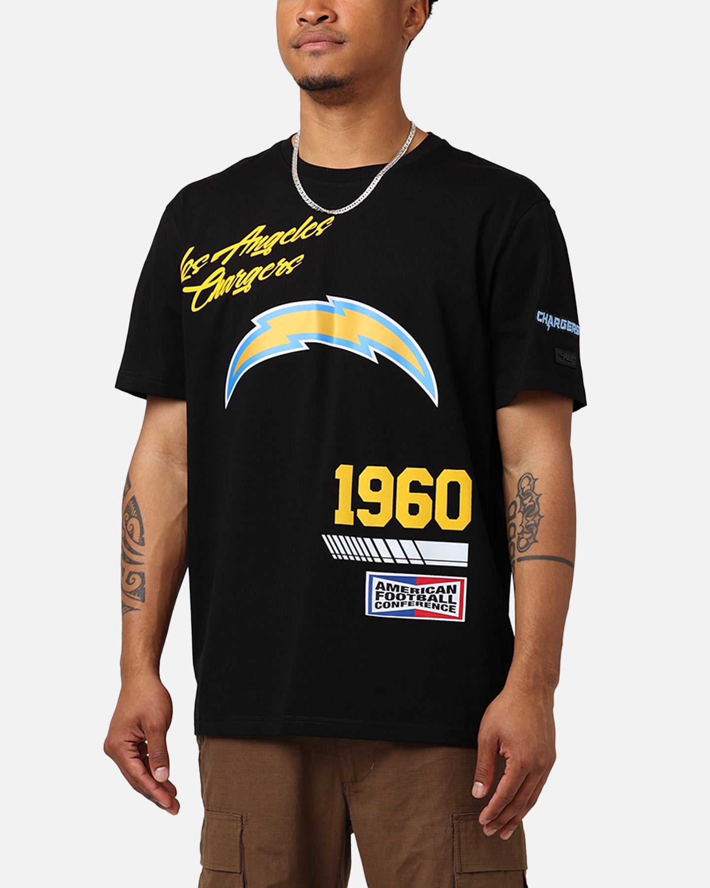 Los Angeles Chargers Fast Lane SJ T-Shirt Black