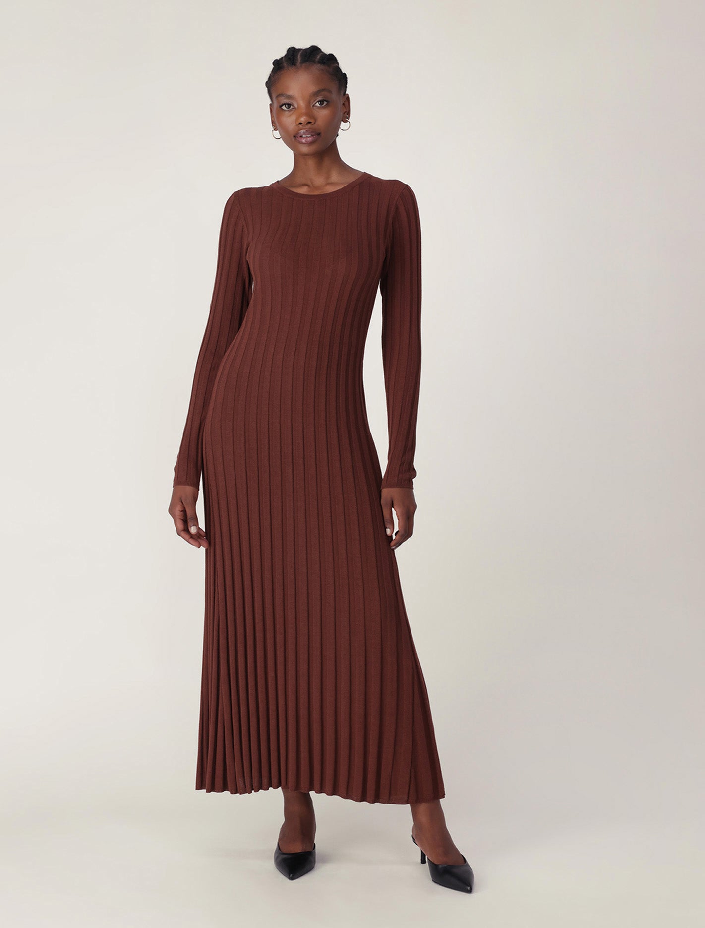 Lyla Crew Neck Knit Dress