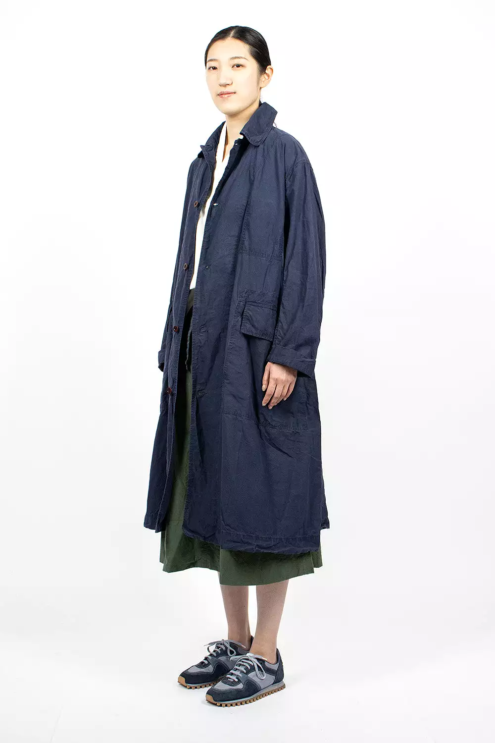 M Coat Navy - a stylish and versatile navy coat - perfect for all occasions.