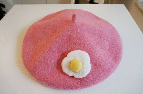 Macaroon Egg Beret