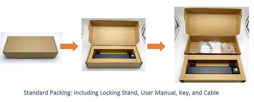 MacBook Locking Station - Secure Combination Lock for 12-16 Laptops