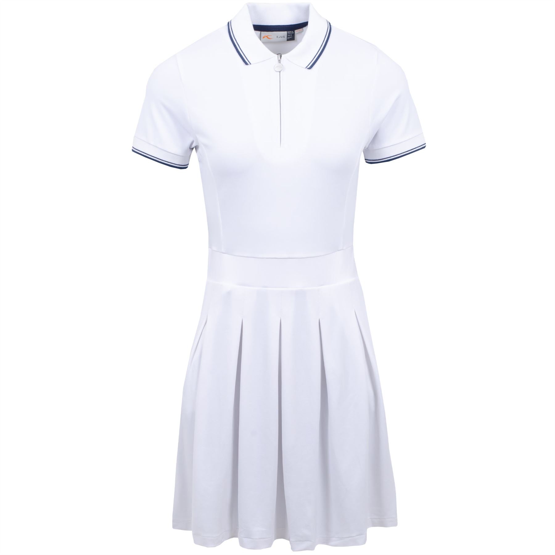 Mara Dress Womens White Atlanta Blue SS22