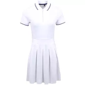 Mara Dress Womens White Atlanta Blue SS22