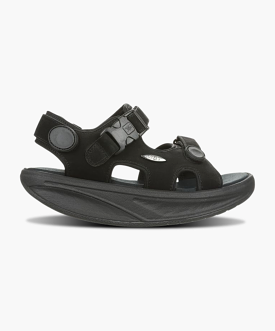 MBT black womens sandals