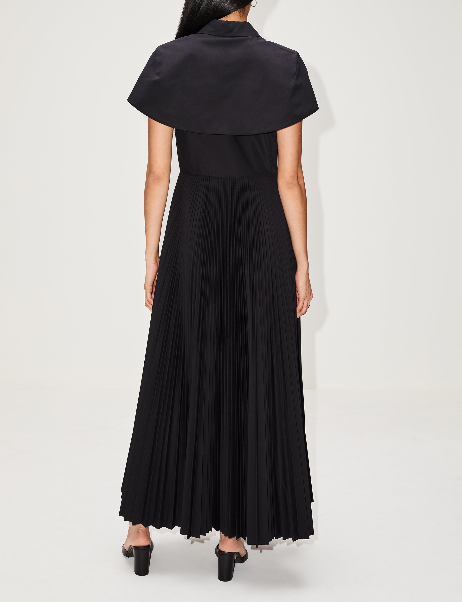 Meghan Pleated Shirt Dress.