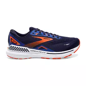 Men's Brooks Adrenaline GTS 23, Peacoat/Orange/Surf the Web, 7 D Medium | Buy Online