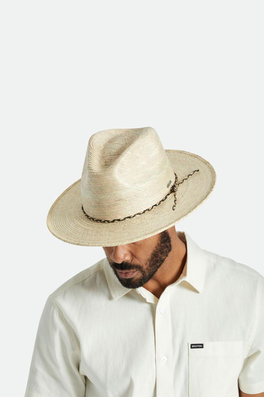 Messer Fedora Hat – Western Style Straw Fedora with Distinctive Design