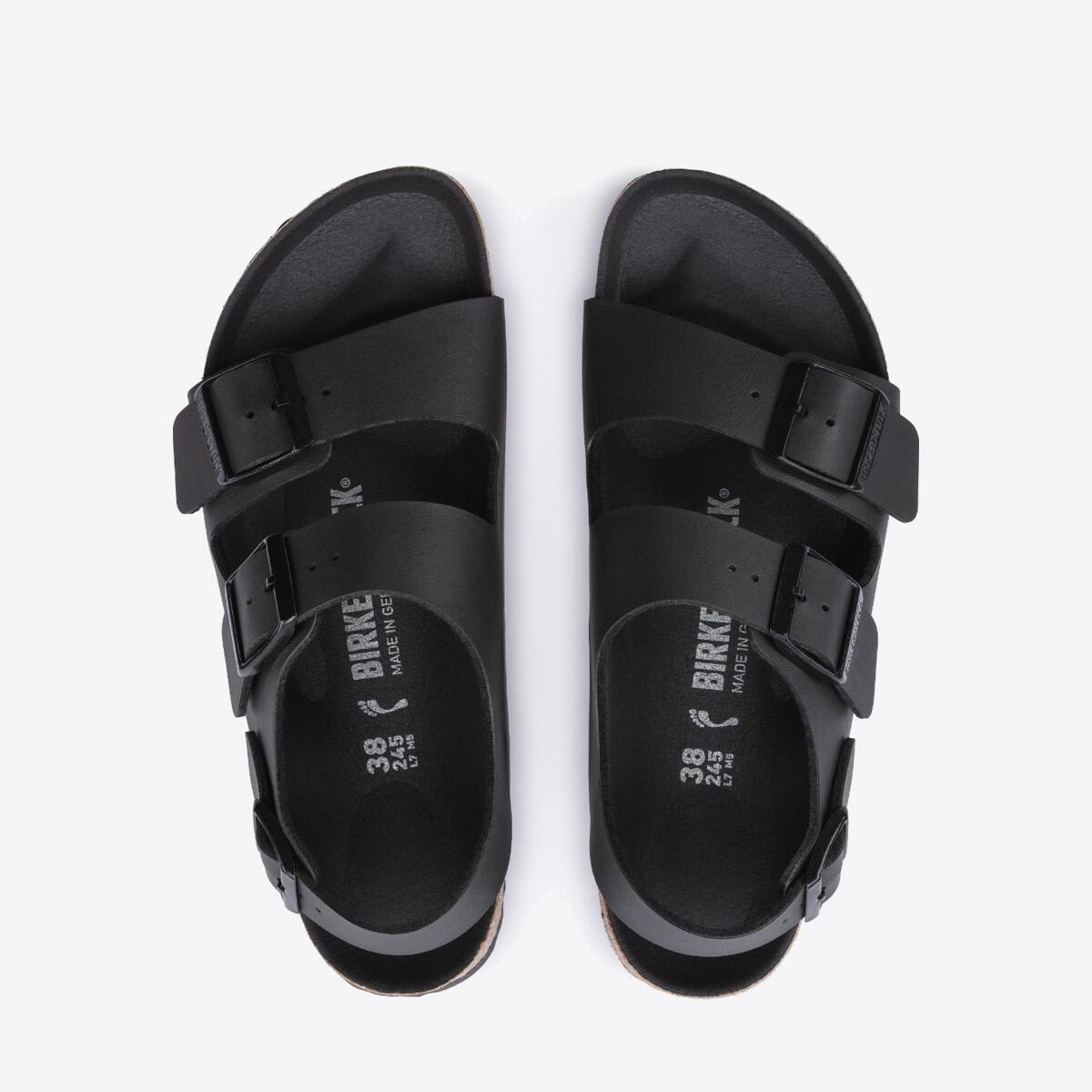 Milano Birko-Flor Triple Strap Sandals