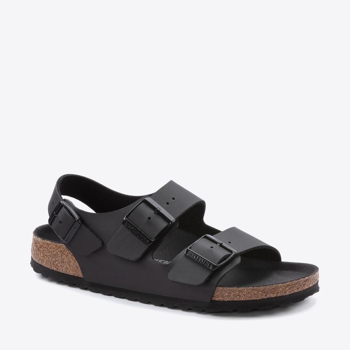 Milano Birko-Flor Triple Strap Sandals