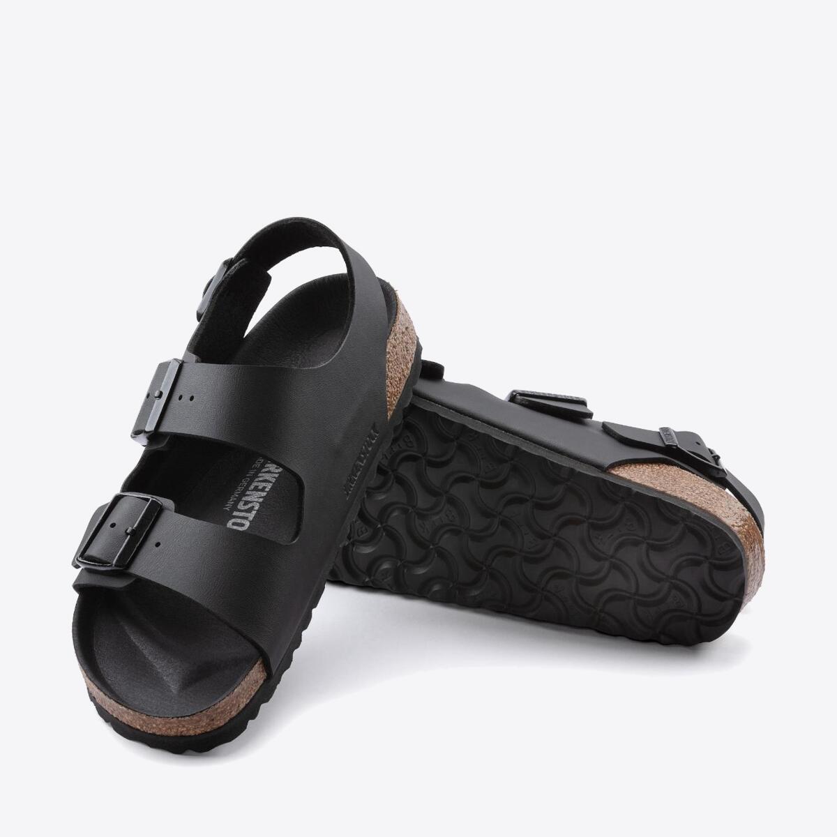 Milano Birko-Flor Triple Strap Sandals