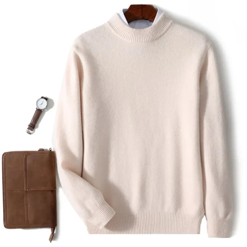 Mock Neck Cashmere Sweater Marco Bandinelli