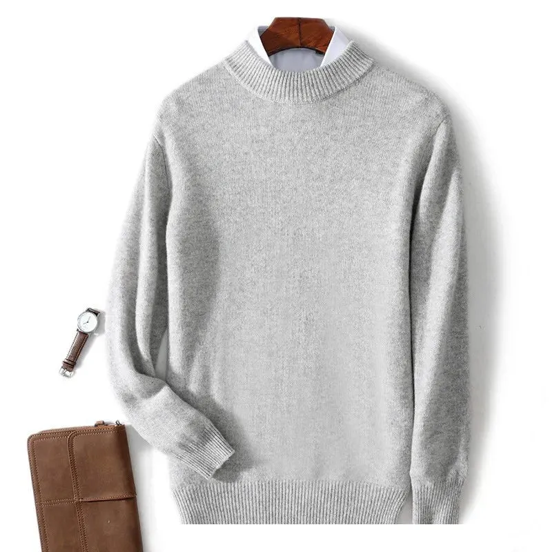 Mock Neck Cashmere Sweater Marco Bandinelli