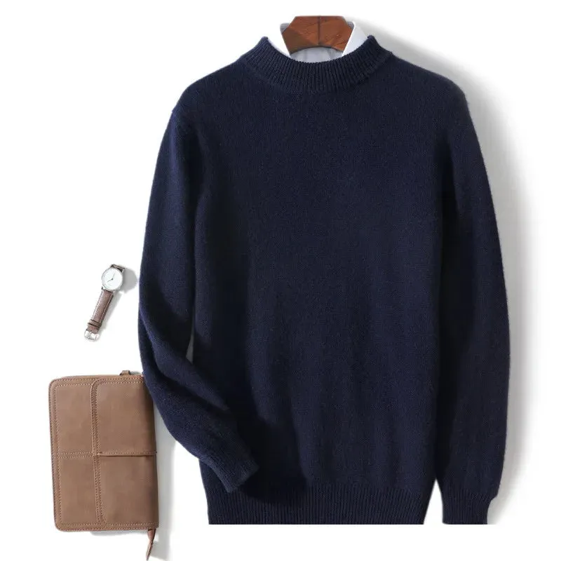 Mock Neck Cashmere Sweater Marco Bandinelli