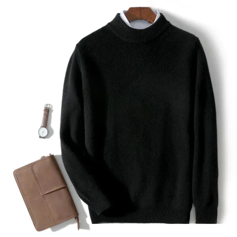 Mock Neck Cashmere Sweater Marco Bandinelli