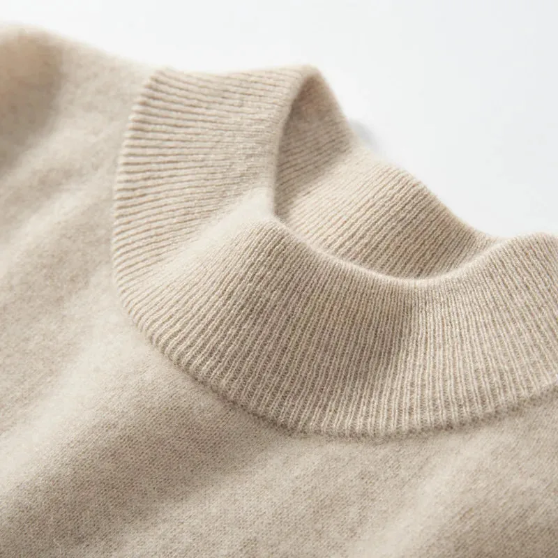 Mock Neck Cashmere Sweater Marco Bandinelli