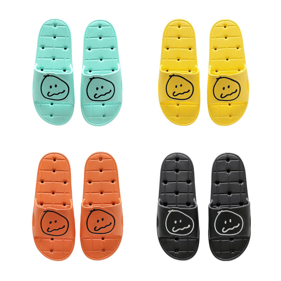 Monagusta home bathroom slippers sandals with water holes, non-slip, comfortable and lightweight - perfect for couples. Great gi