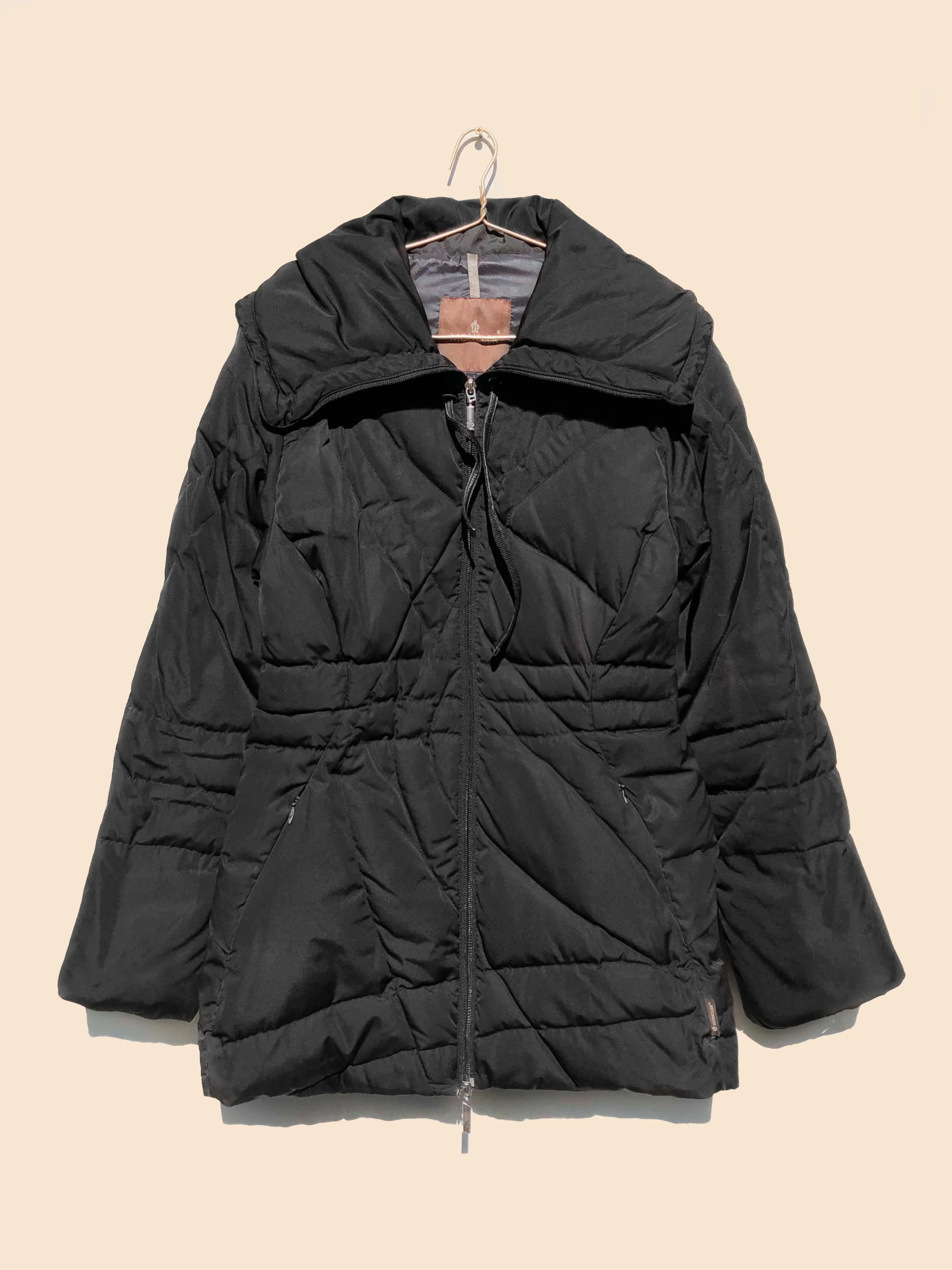 Moncler Black Puffer Down Jacket (S/M)