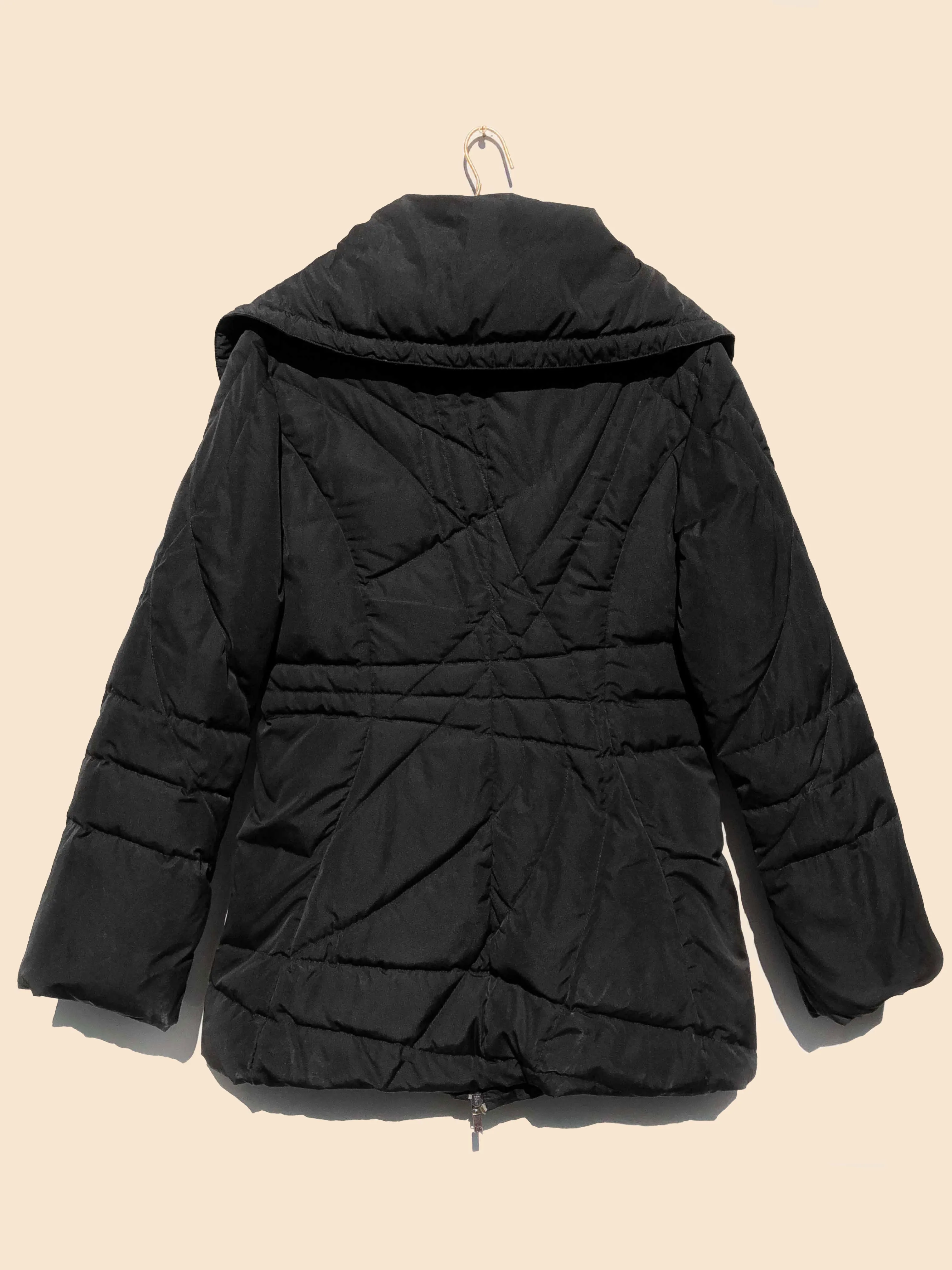 Moncler Black Puffer Down Jacket (S/M)