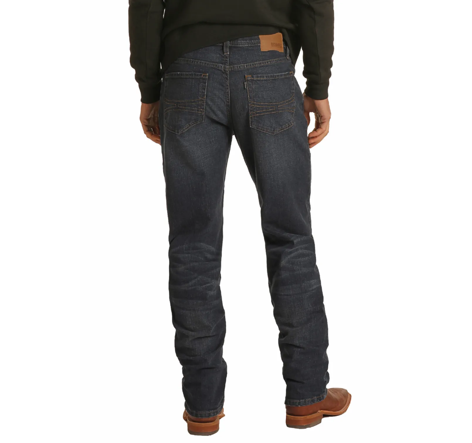 Hooey X Rock&Roll Denim Men's Relaxed Fit Bootcut Jean at MTB1803