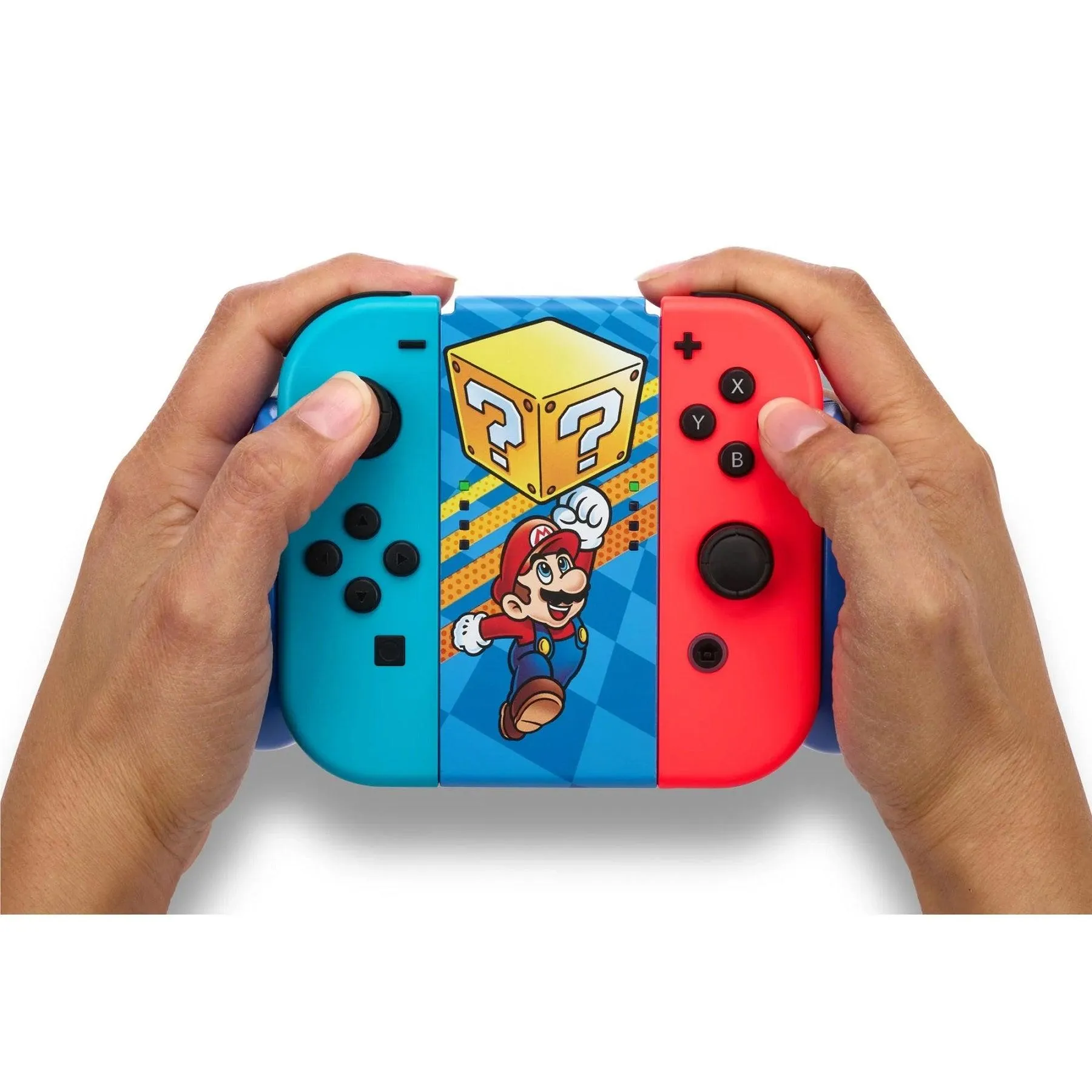 Mystery Block Mario PowerA Joy-Con Comfort Grip for Nintendo Switch