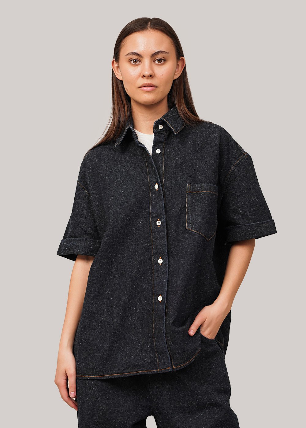 Navy Overshirt - Deep and Stylish