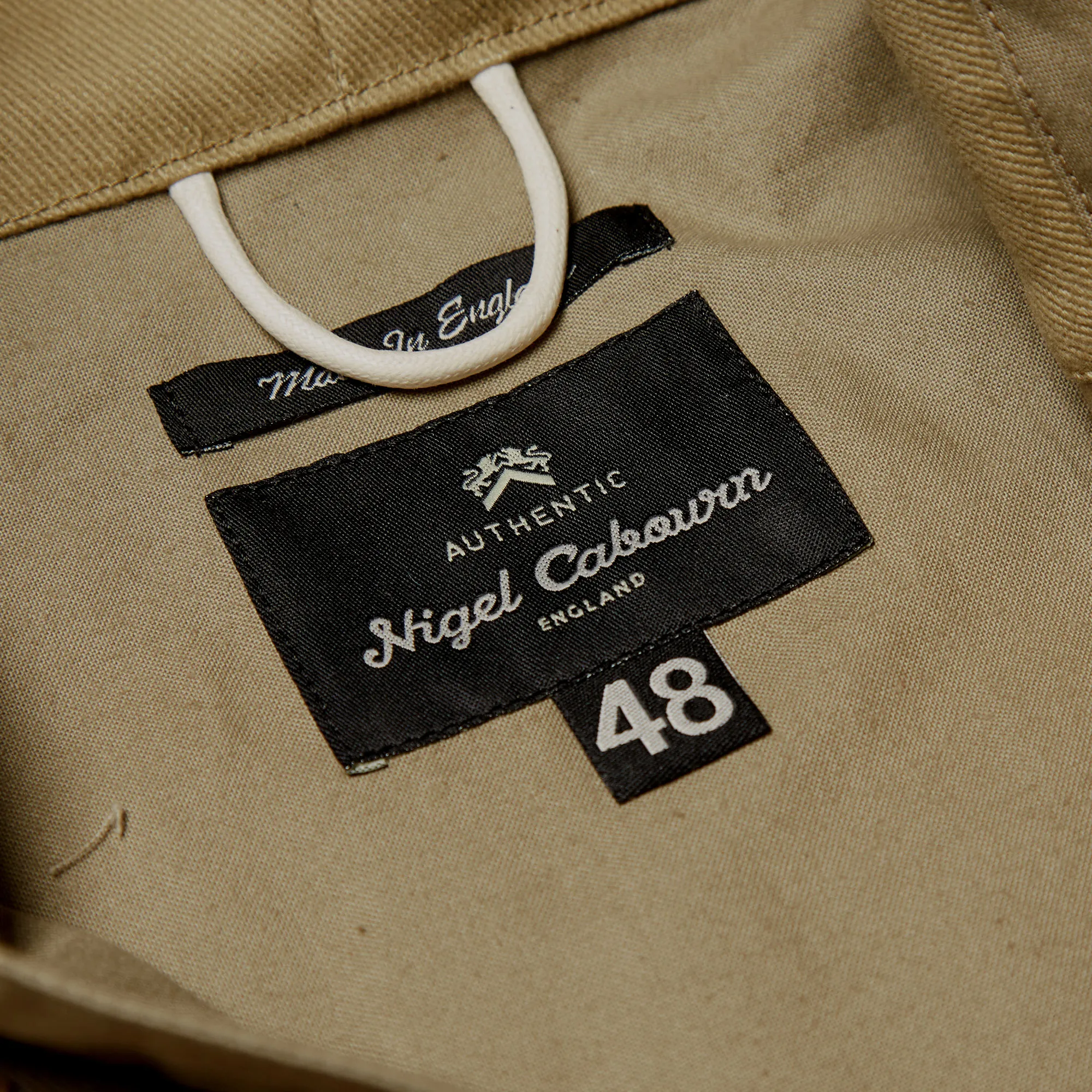 Nigel Cabourn Cropped CWP Jacket Stone