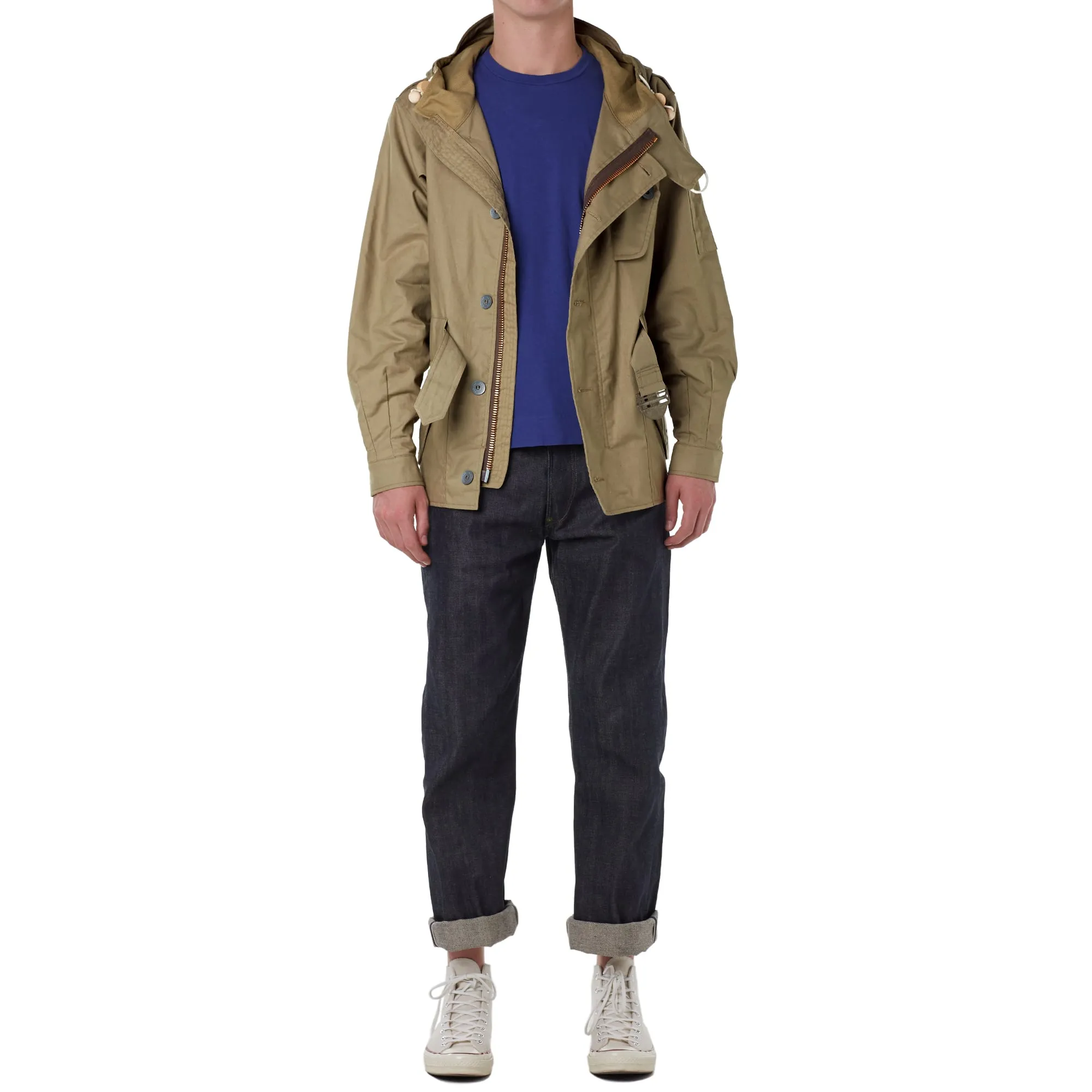 Nigel Cabourn Cropped CWP Jacket Stone