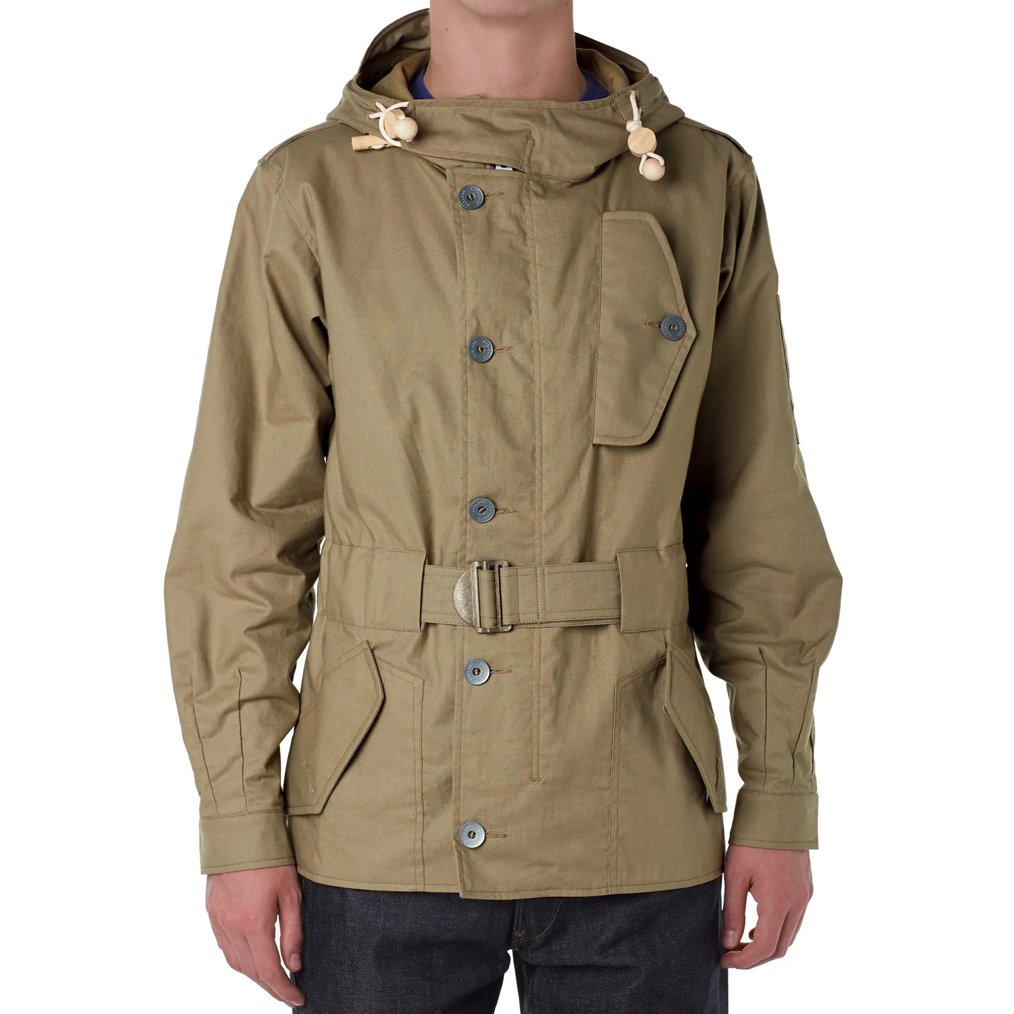 Nigel Cabourn Cropped CWP Jacket Stone