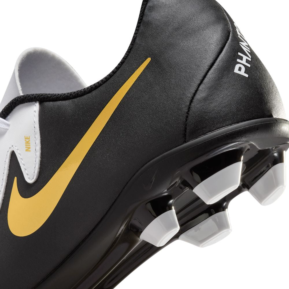 Nike Phantom GX II Club FG/MG Football Boots - White/Black/Metallic Gold