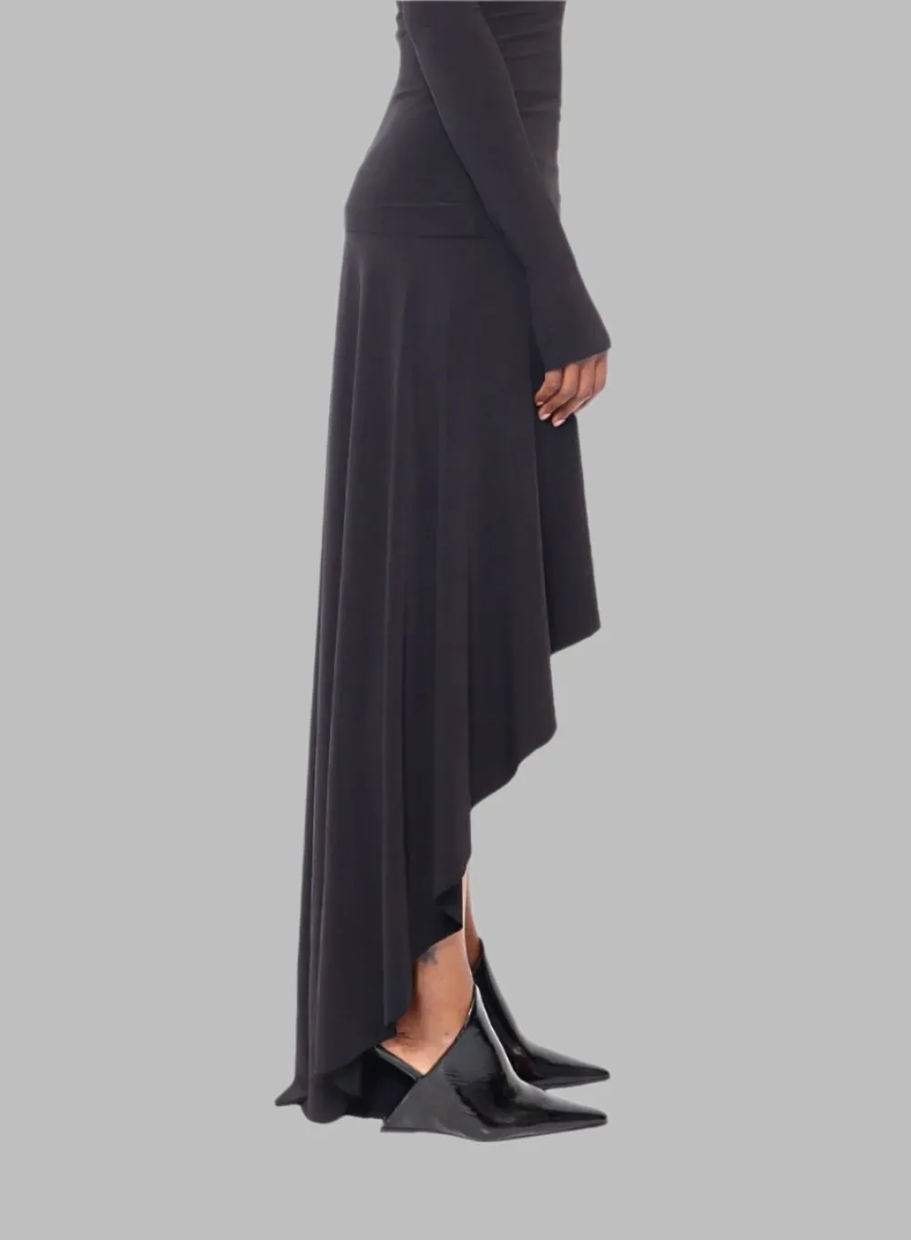 NORMA KAMALI High-Low Skirt