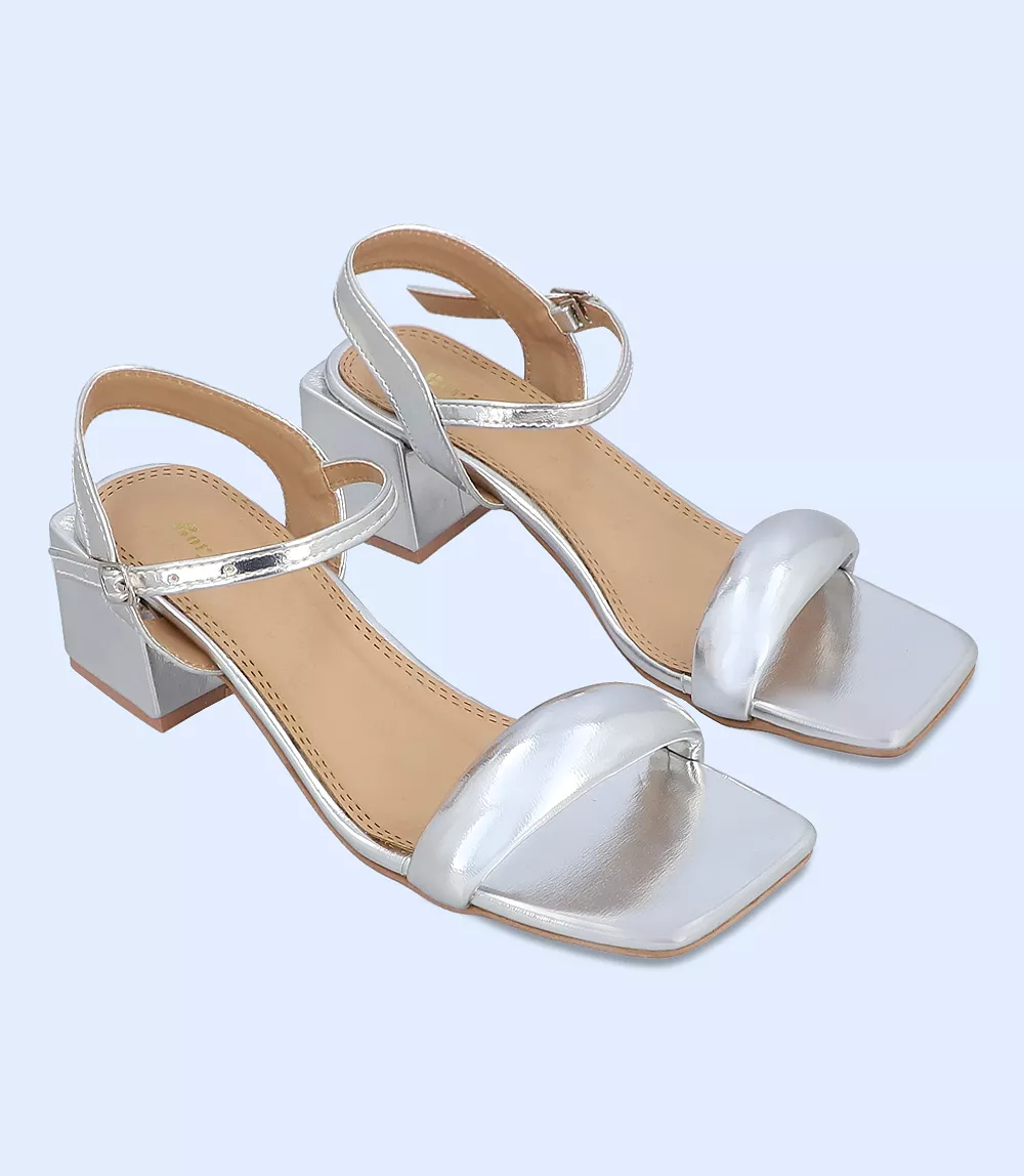 Official Women's Formal Sandal Heels - Silver | BW8902