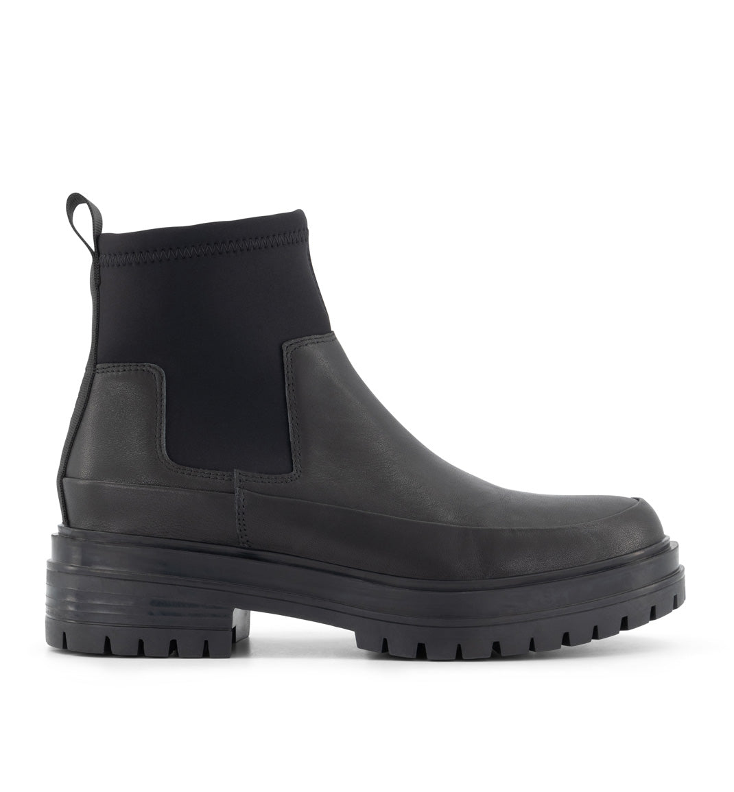 Orion Skies Black Leather Boot