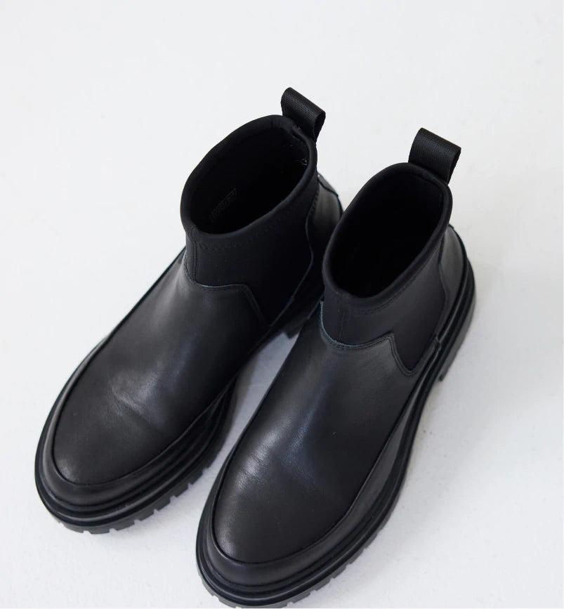 Orion Skies Black Leather Boot