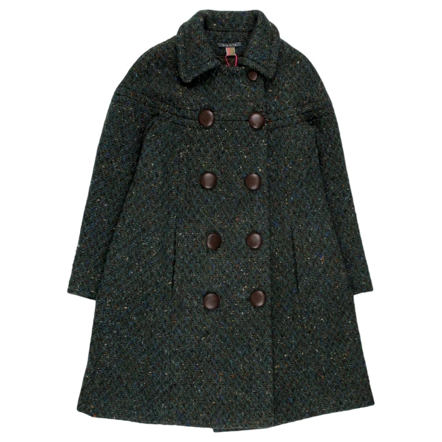 Orla Kiely Blue Flecked Coat