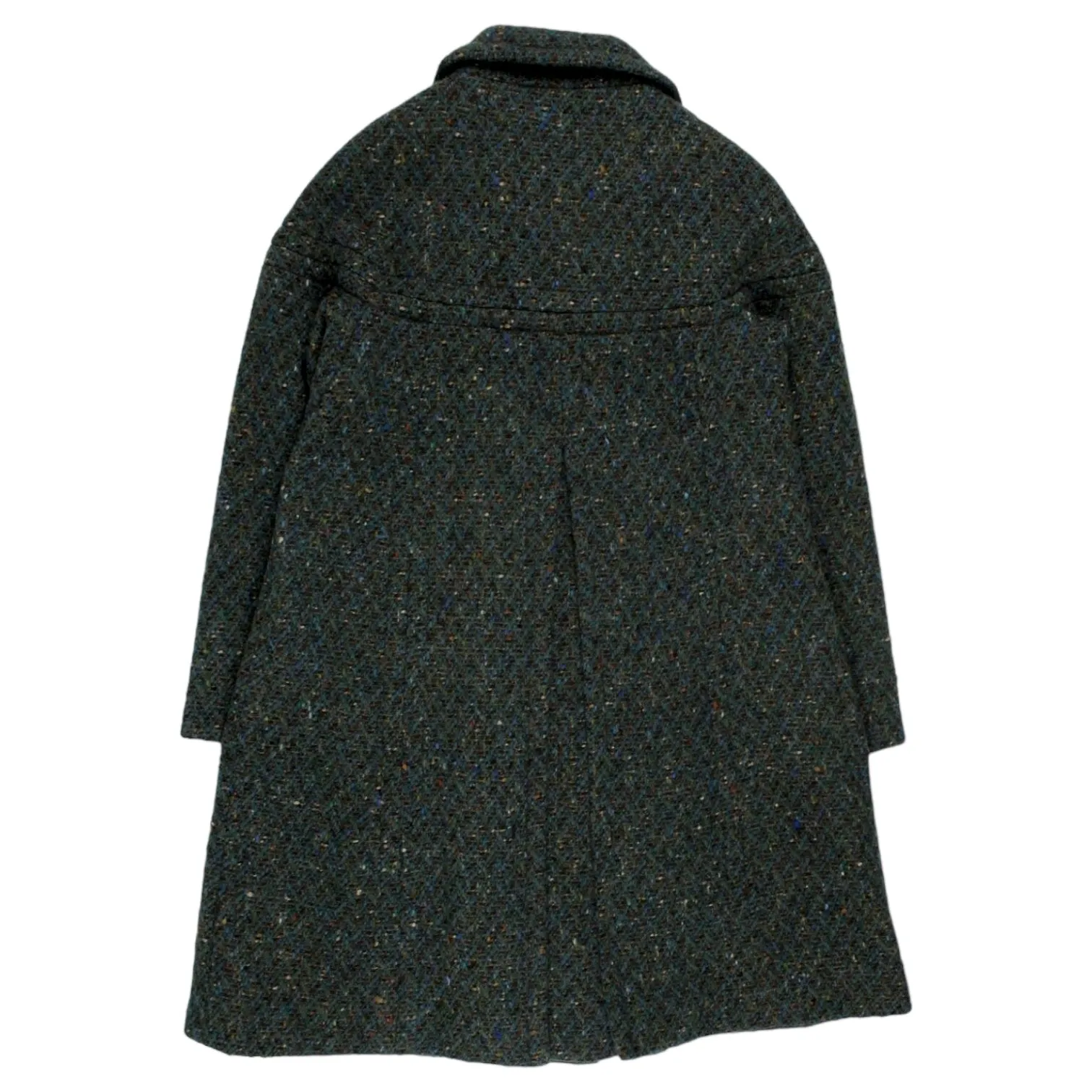 Orla Kiely Blue Flecked Coat