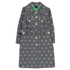 Orla Kiely Grey Apricot Dot Coat