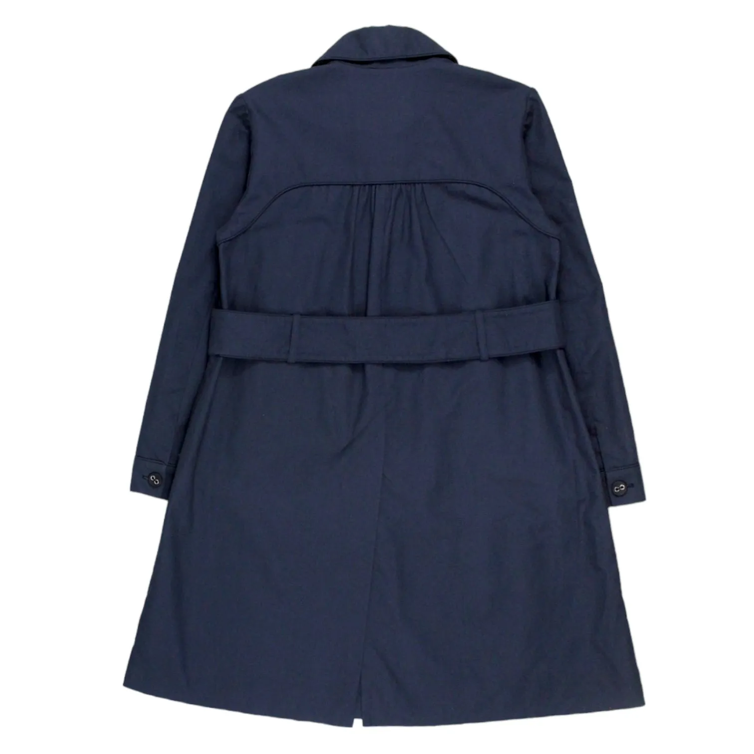 Orla Kiely Navy Zipped Coat