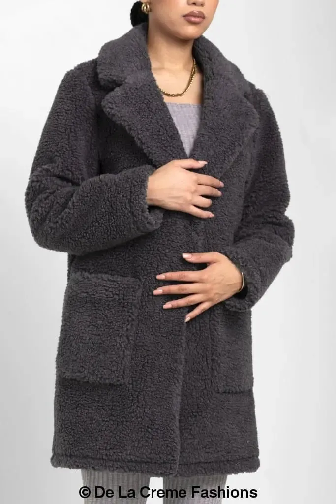 Oversized Teddy Coat Jacqueline