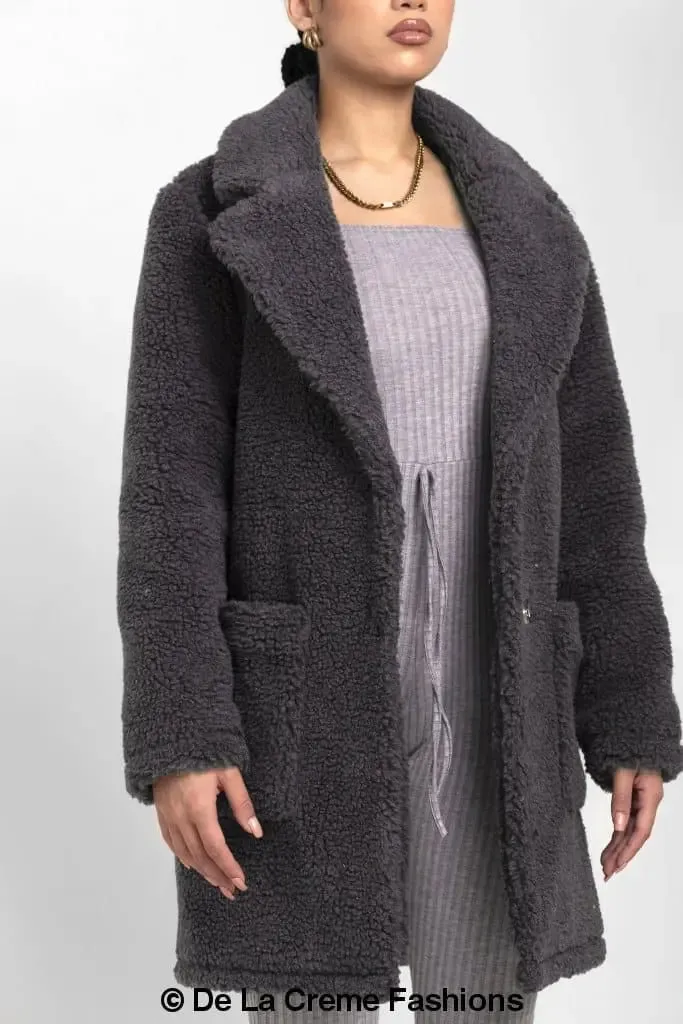 Oversized Teddy Coat Jacqueline