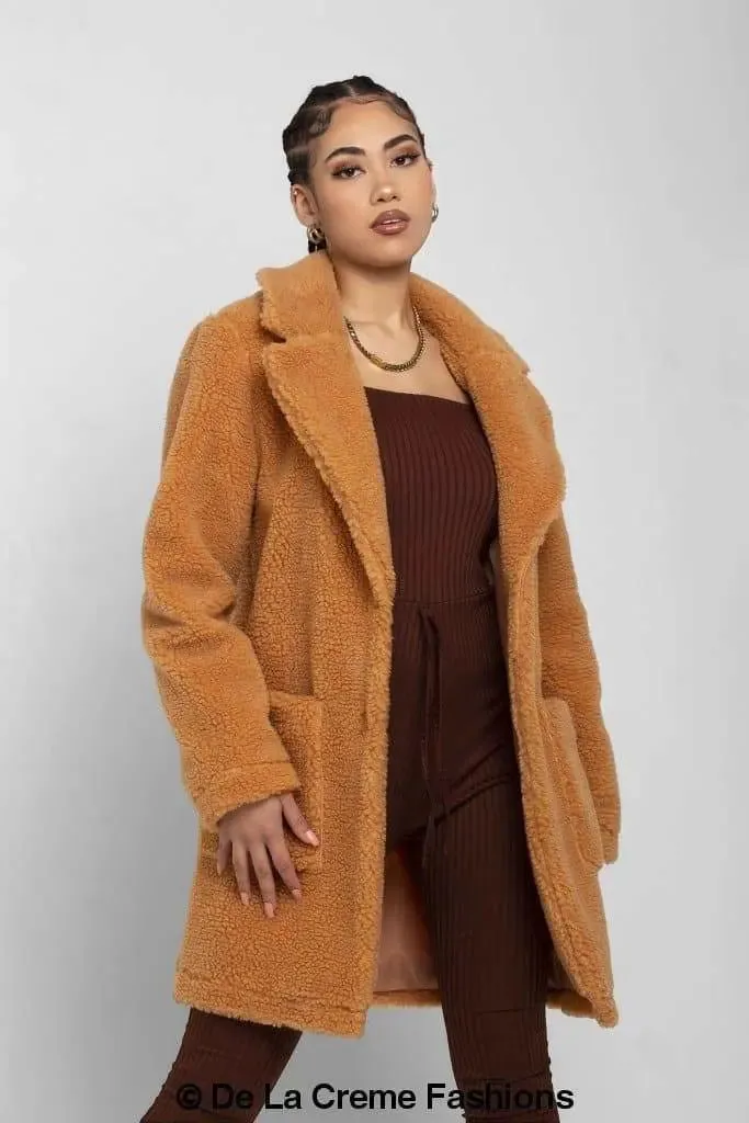 Oversized Teddy Coat Jacqueline