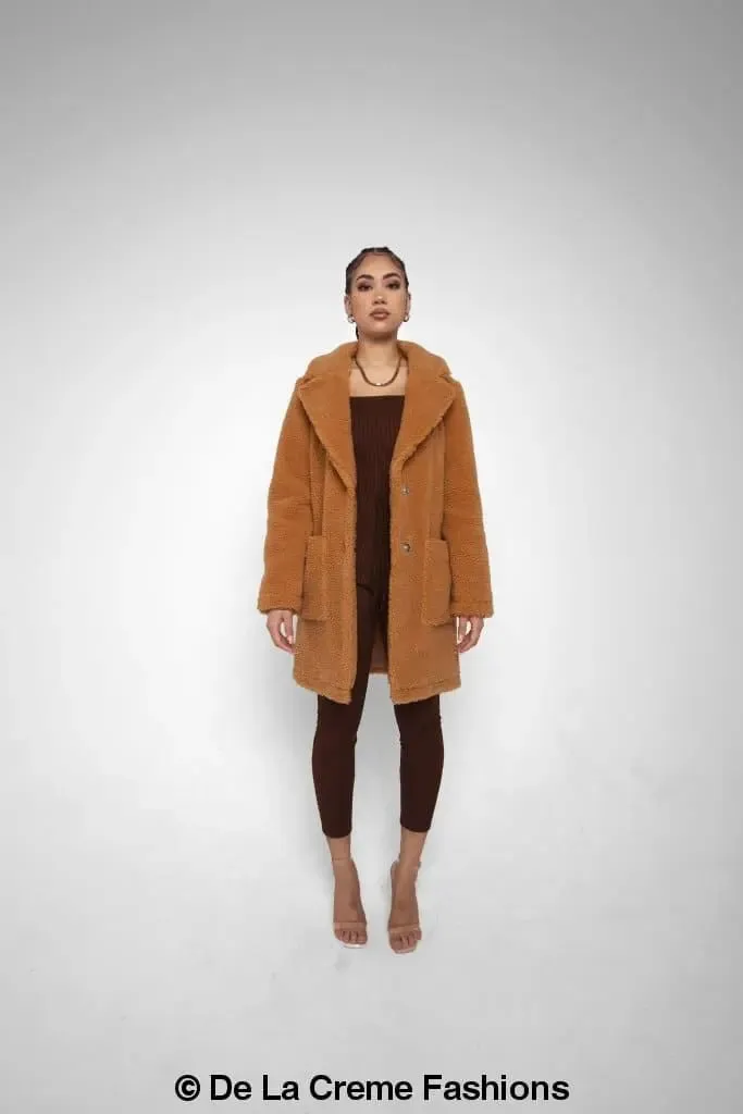 Oversized Teddy Coat Jacqueline