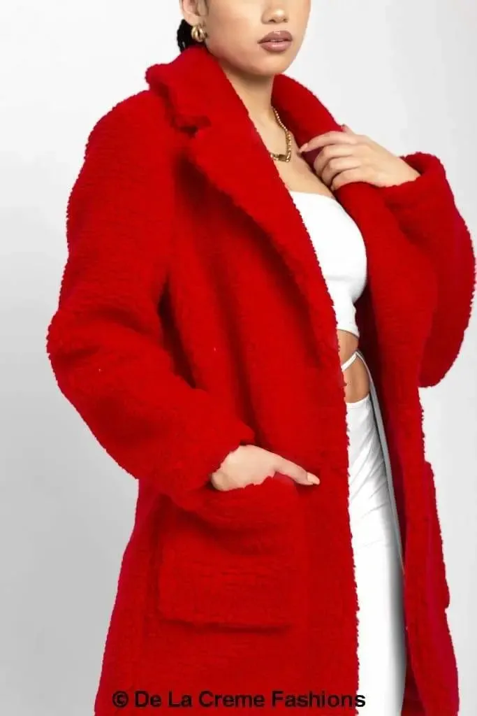 Oversized Teddy Coat Jacqueline