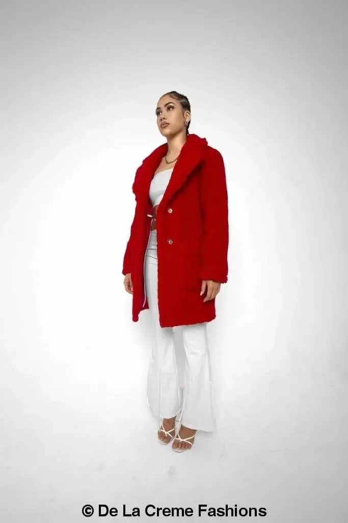 Oversized Teddy Coat Jacqueline